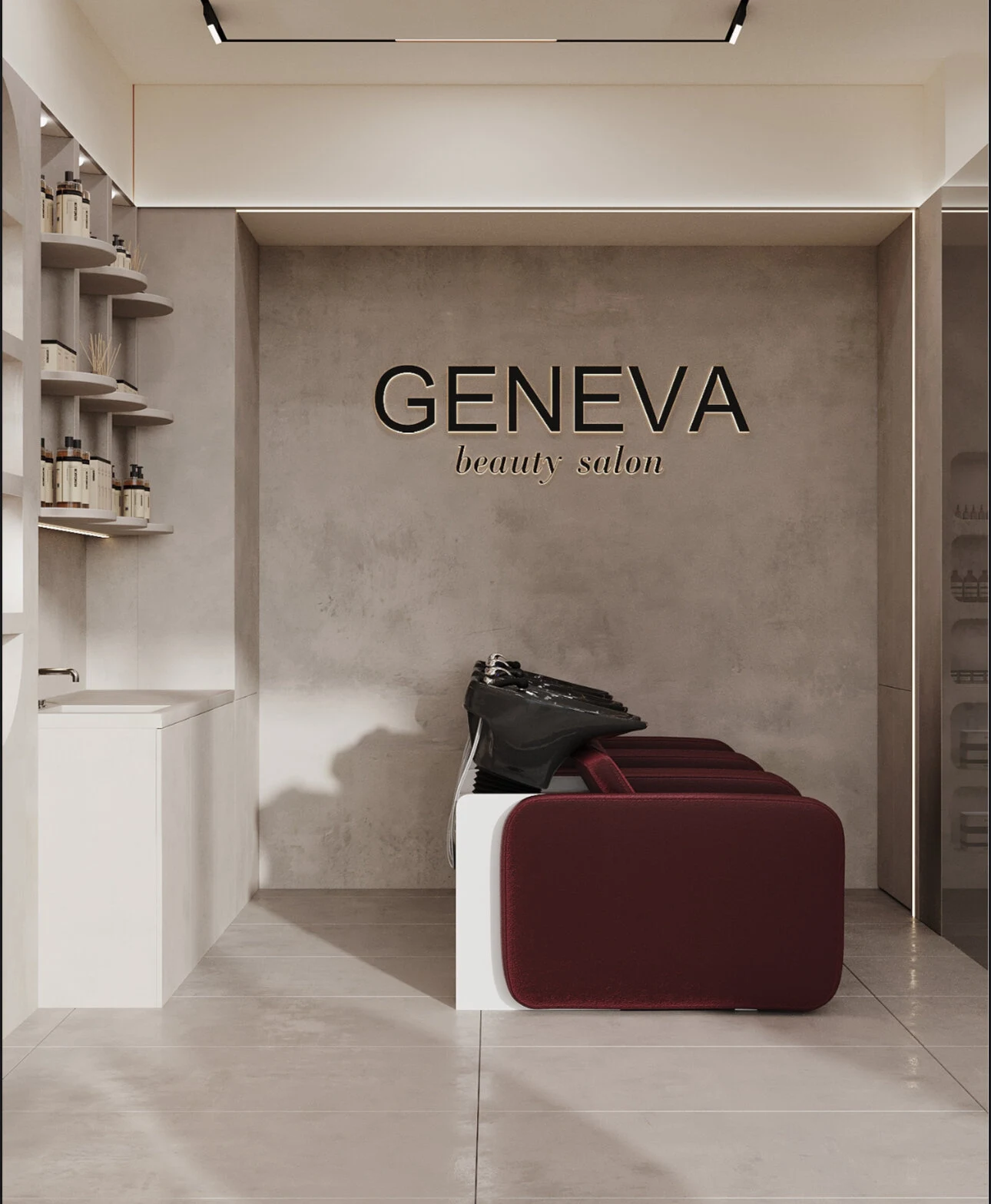 Визуализация пространства Geneva Beauty & SPA